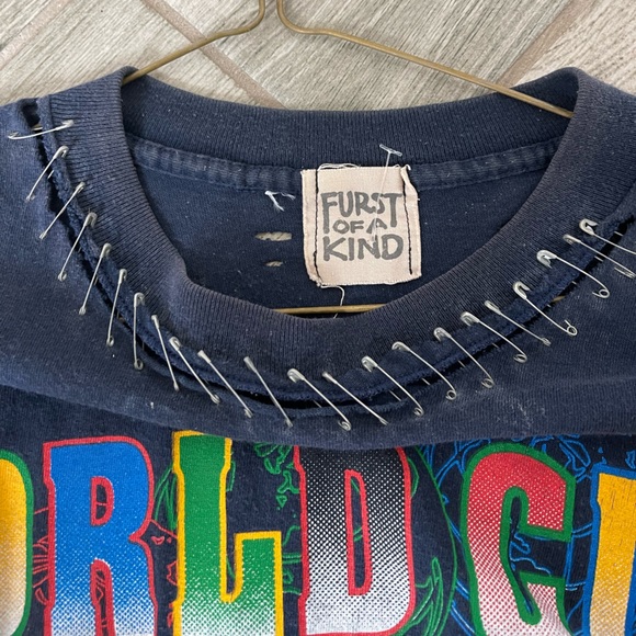 LF FURST OF A KIND oversize crop tee World Cup - Picture 4 of 6